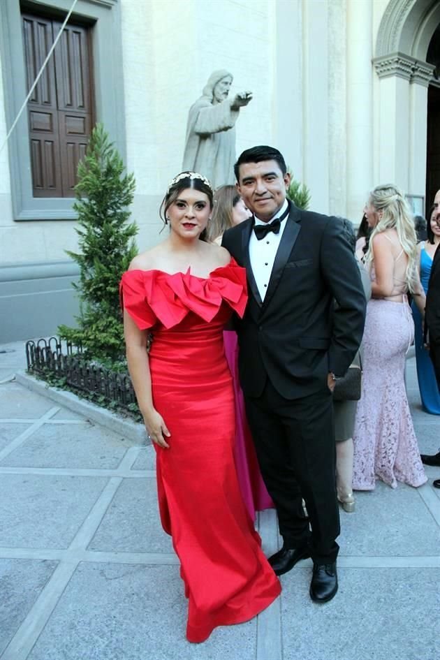 Eddna Ramos y Juan Gerardo de León
