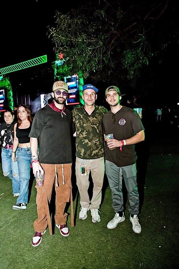Armando González 'Mando', David Muñoz y Diego Carrillo