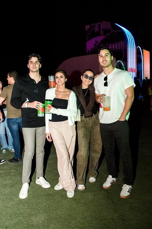 Gabriel Treviño, Mariana Saucedo, Estefanía Lespron y Eugenio Murillo