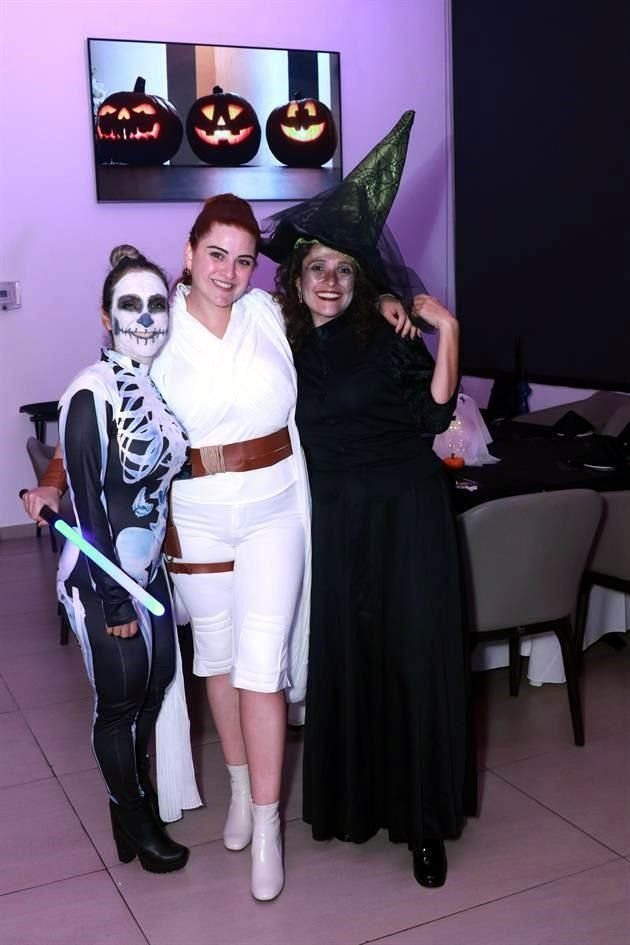 Yomara Salinas, Denisse García de Argote y Adriana Cantú