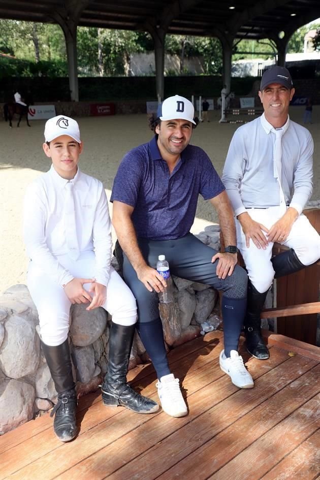 Gonzalo Alanís, Orlando Cantú y Juan Ignacio Walker