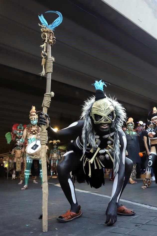 La muerte alegró esta tarde las calles de Monterrey.