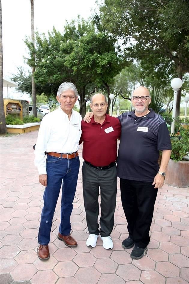 Armando Maldonado, Jesús Chapa y Guillermo Garza