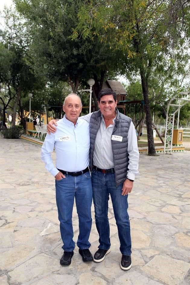 Carlos de la Fuente y Eugenio Pachelli Garza