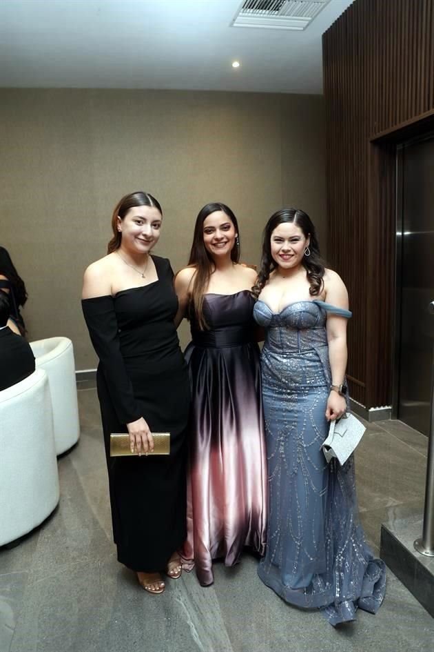 Yami Morín, Isabel Ramos y Sofía Jiménez