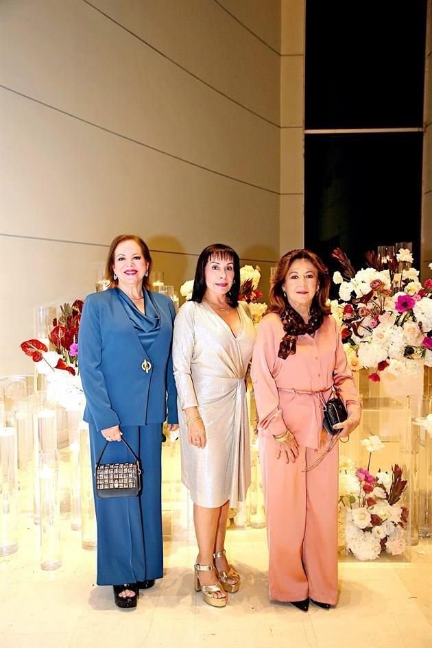 Graciela Garza de Torres, Martha Rangel de Rodríguez y María Teresa de Luna de Ruiz