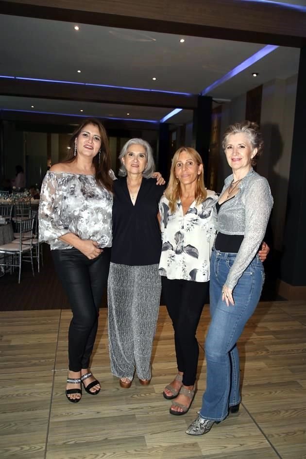 Mayu Garza, Silvia Garza, Maricela Kuri y Elsa Bermúdez