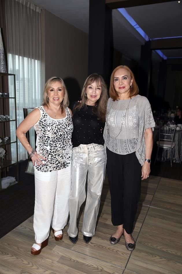 Martha López González, Alma Márquez y Graciela Bortoni