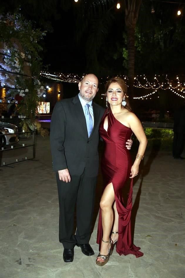 Juan Carlos Marasco y Tamara Ledezma