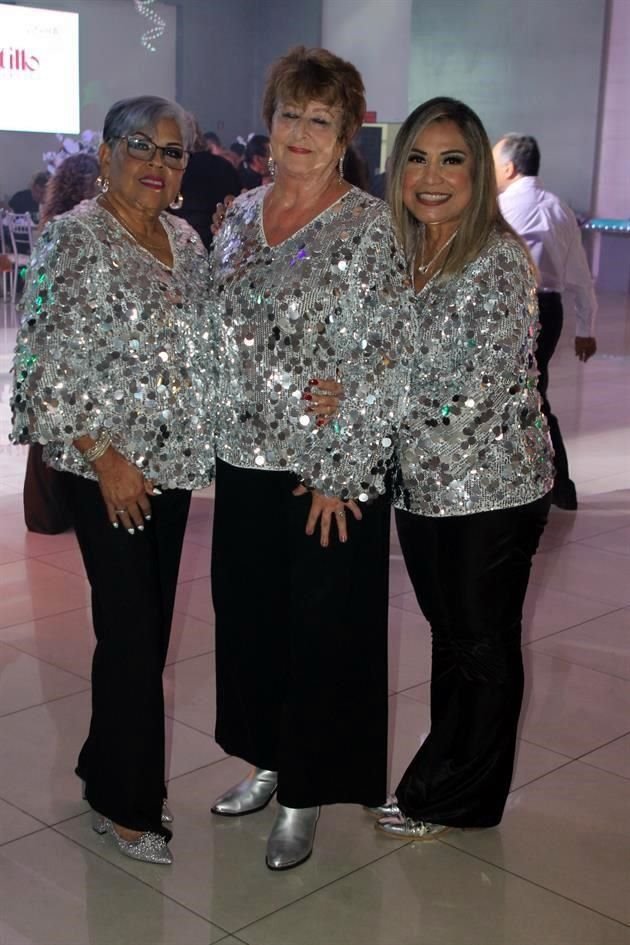 Carmen Castellanos, Virginia Bernal y Adriana Hernández