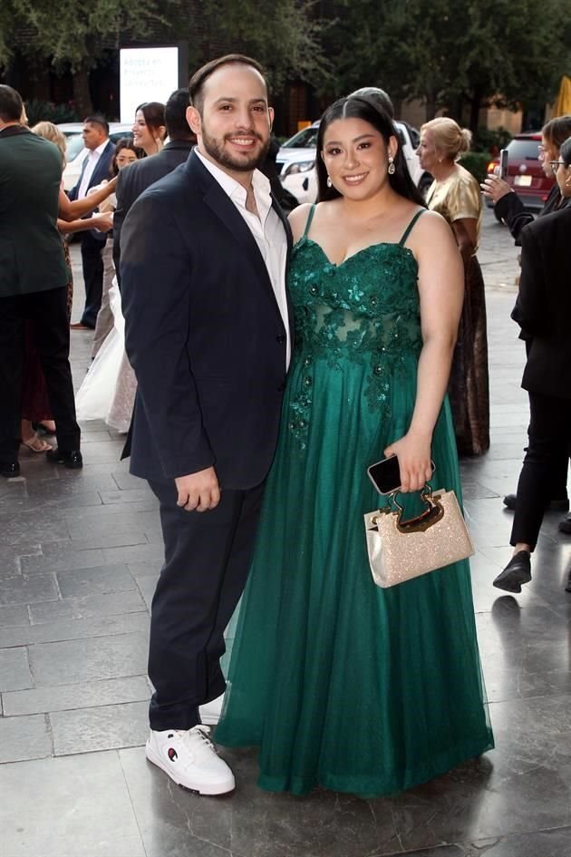 Andrés Collins y Karina Ponce