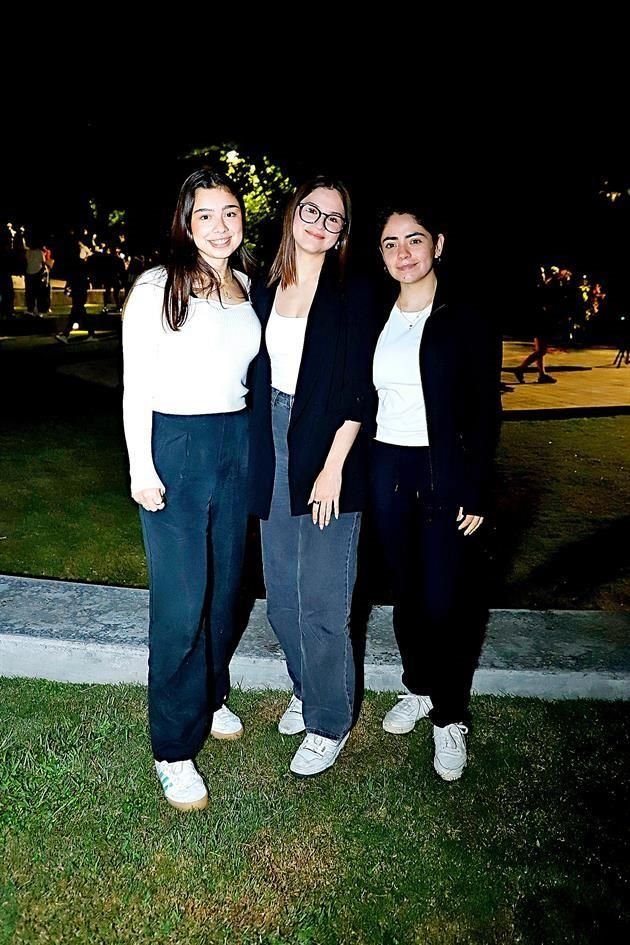 Mariana Obeso, Dany Elizondo y Tania Ortega