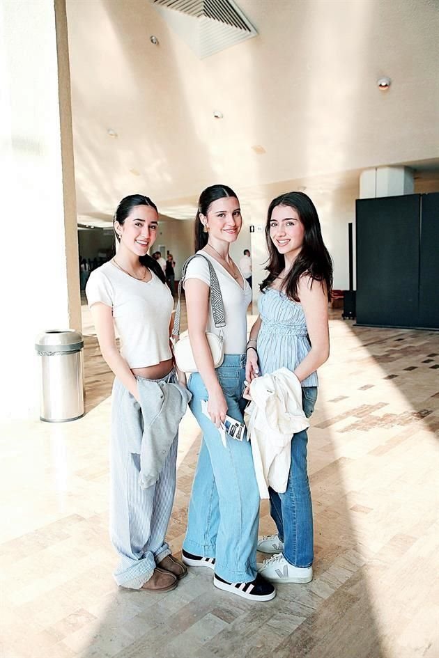 Frida Ramos, Paola González y Paulina de la Garza