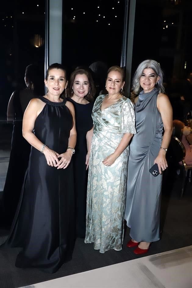 Alejandra de la Garza de González, Gabriela de la Garza de Hinojosa, Beatriz González y Melissa Villarreal de Fernández