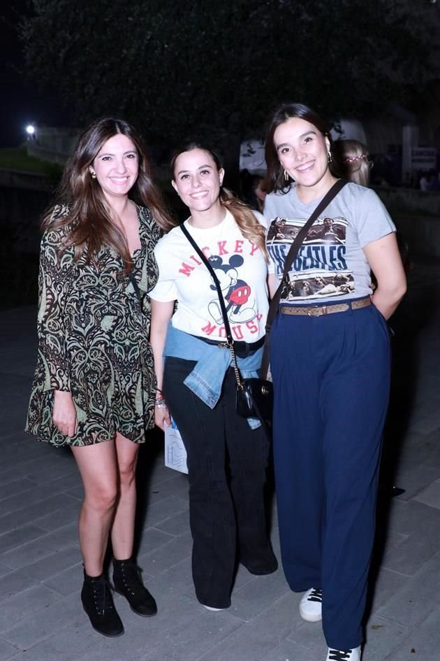 Andrea Jiménez, Claudia Nevárez y Patricia González