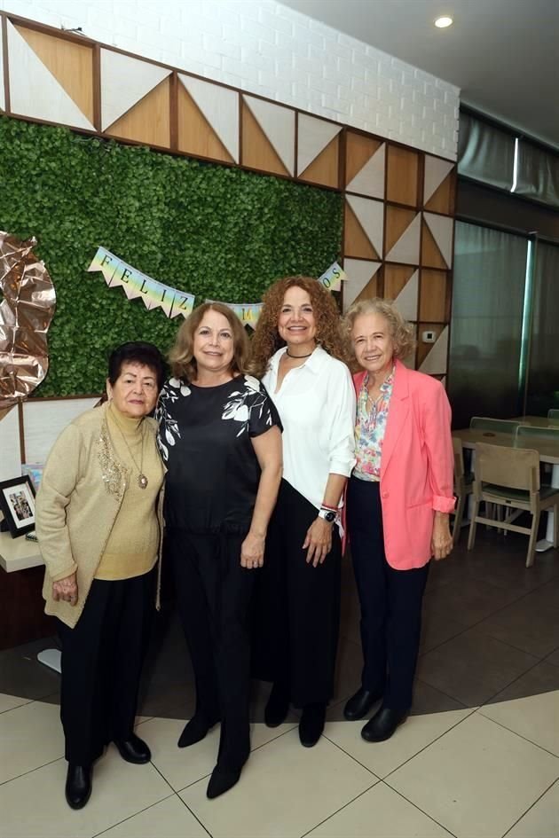 Graciela García, Magda Cantú, Blanca Cantú y Martha Cantú