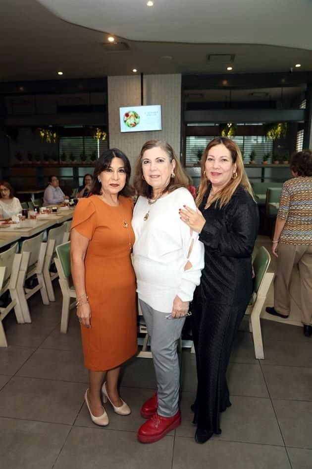 Mary Luévano, Orelia Garza y Lourdes Hidalgo