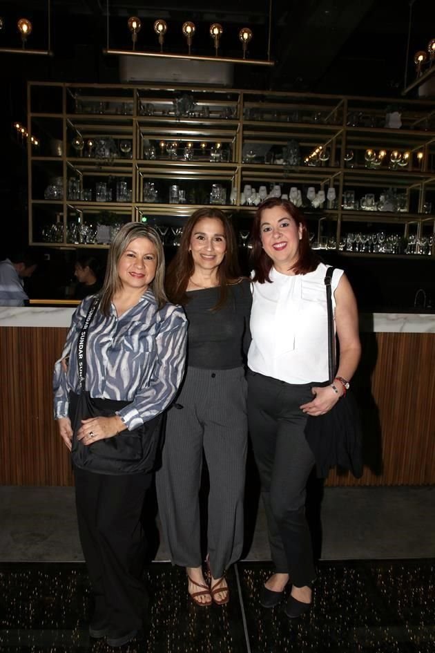 Cristina Garza, Rosy López y Gaby Villarreal