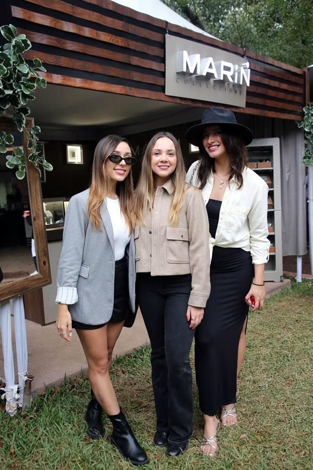 Carola Zamora, Paula Prandini y Andy Gómez