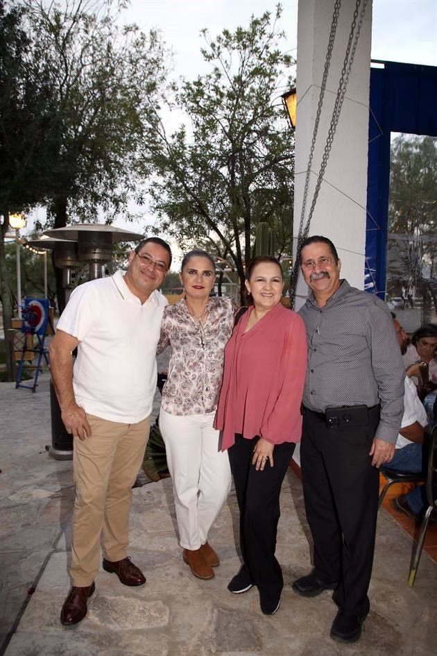 Edgar Escamilla, Aleida Quiroga, Miroslava Treviño y Ambrosio Quiroga