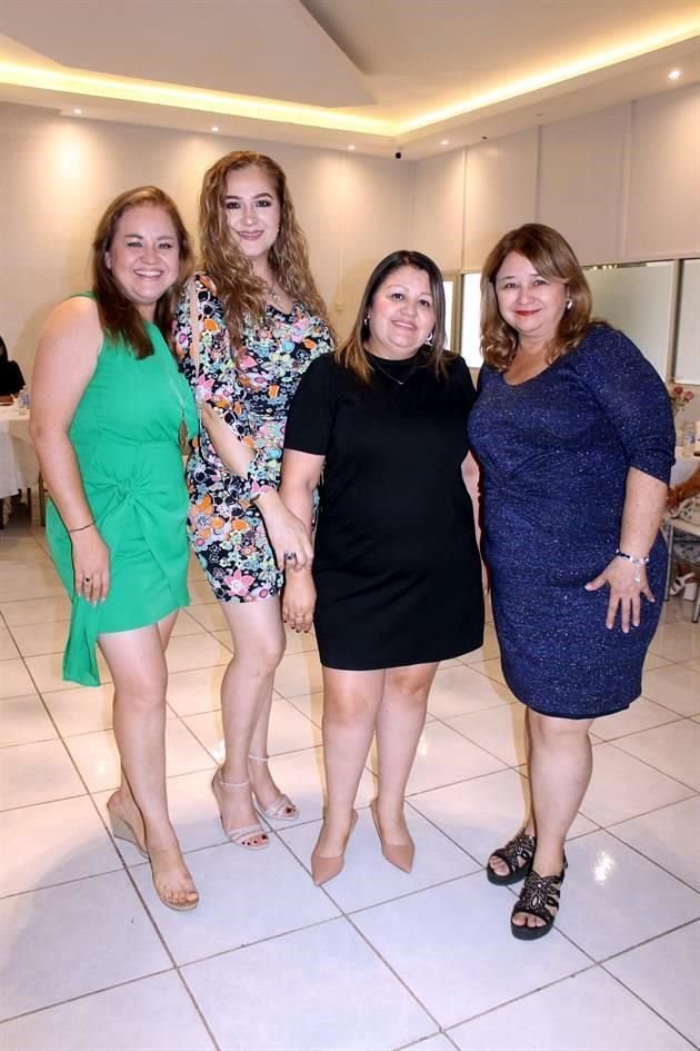 Aide Gutiérrez, Norma Doria, Diana Laura Chavez y Nora Hilda Rodríguez