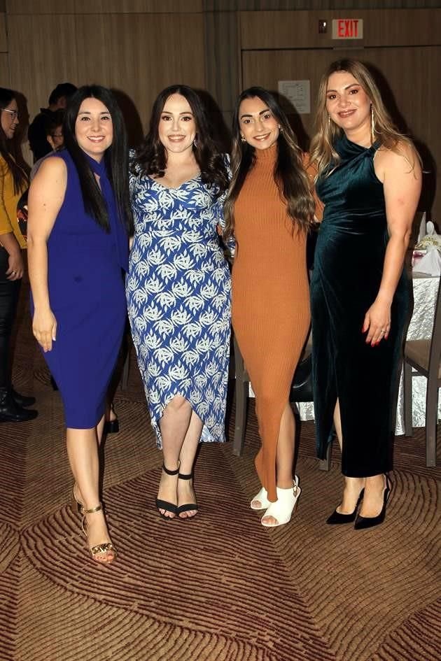 Carolina García, Sarahí Villarreal, Karen Cueva y Karina Rodríguez