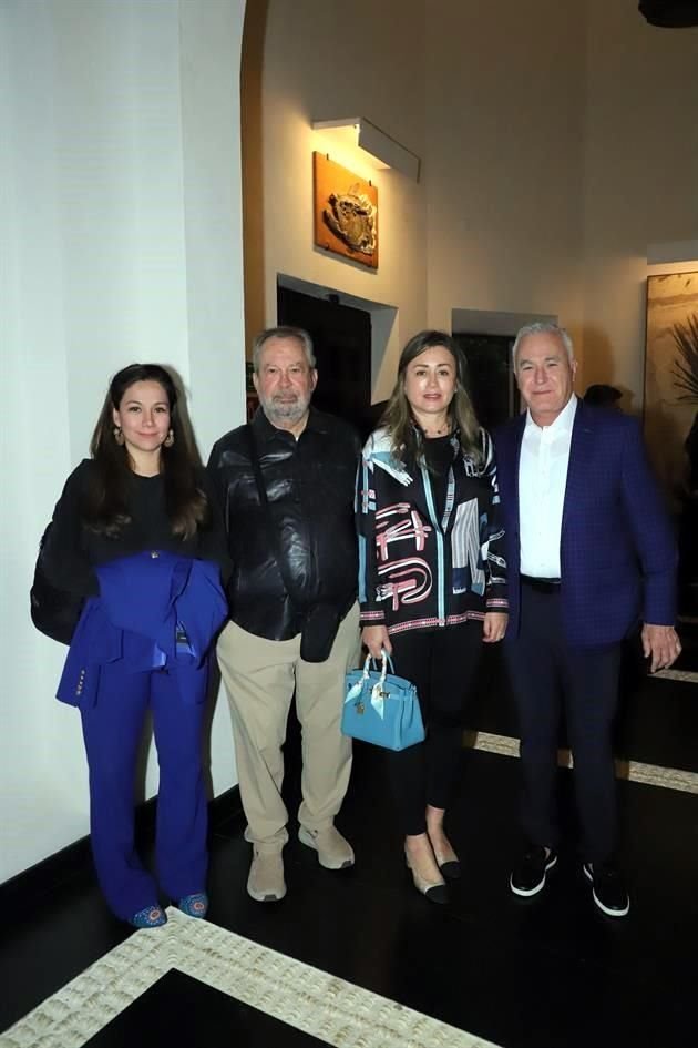 Aleida Ortega, Mauricio Fernández Garza, Susana Flores de Almaguer y Víctor Almaguer