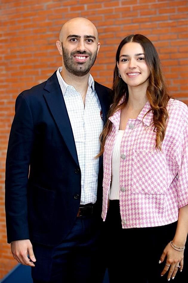 Andrés Assam y Daniela Páez