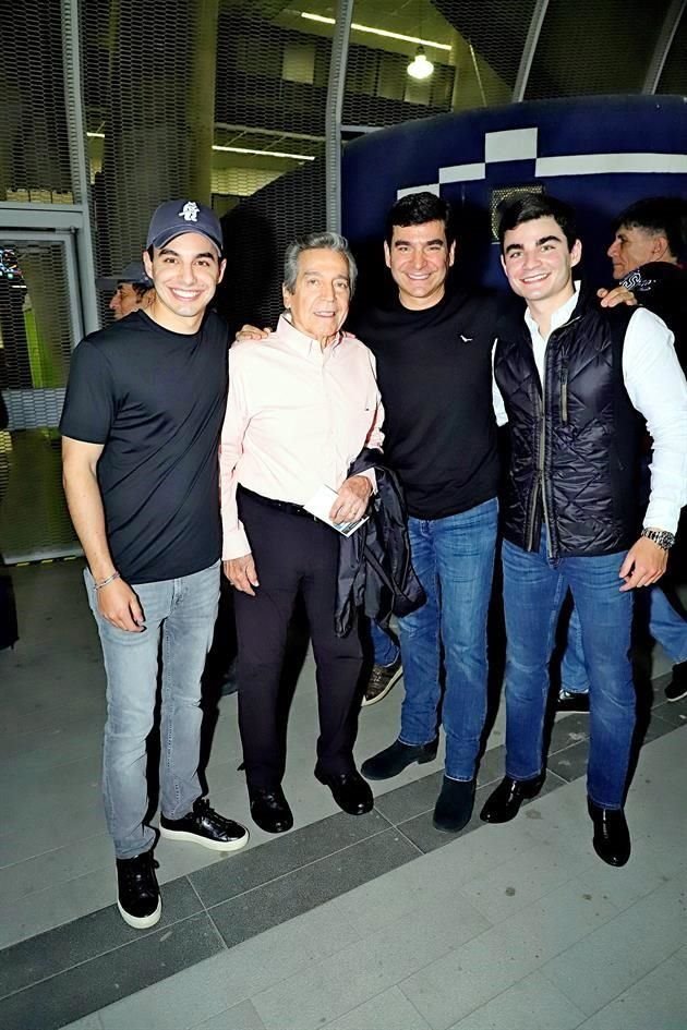 Hernán Martínez Zambrano, Hernán Martínez Hernández, Hernán Martínez Elizondo y Darío Martínez Zambrano