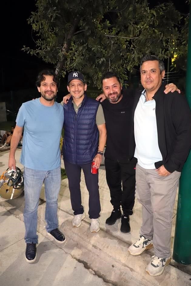 Gabriel Quijano, Rogelio García, Juan Presa y Julio Perales