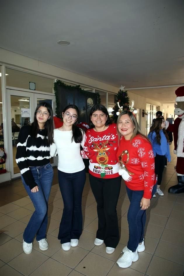 Mariel Salinas, Valeria Robles, Sofía Valdez y Yazmín Delgado