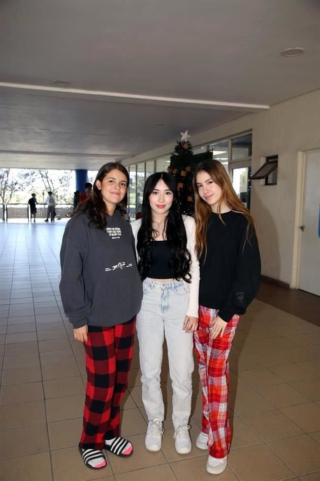 Camila Sánchez, Mariana García y Paola Goretti