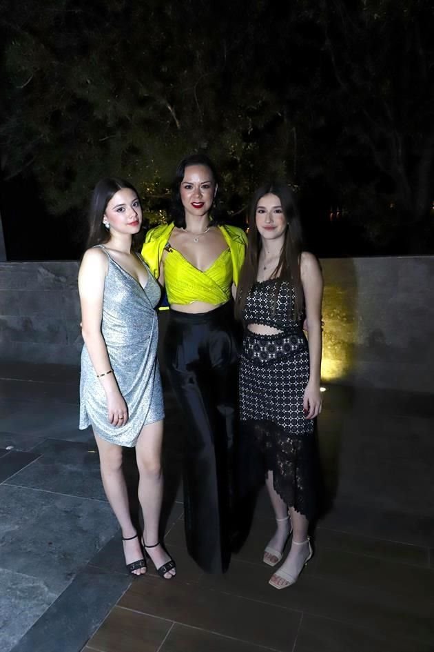 Marián Flores, Jéssica Cedillo y Silvia Murillo