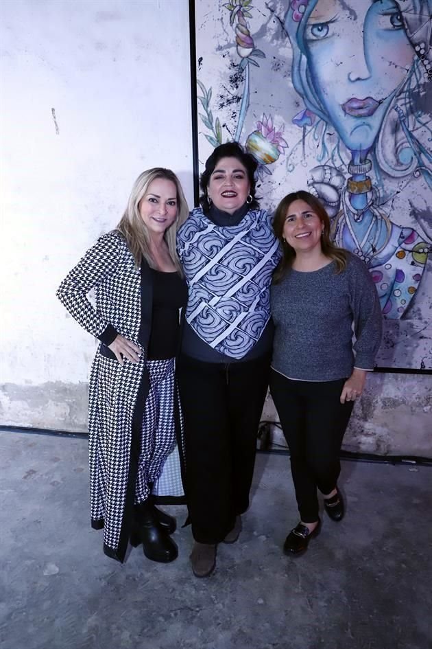 Elena Alanís, Verónica Vázquez y Elizabeth Alejandro