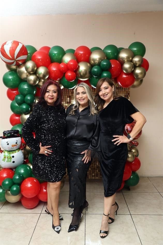 Almita Vázquez, Lorena Siller y Mónica Santos