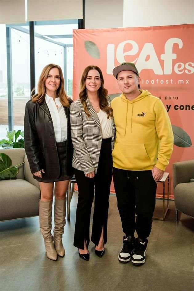 Pamela González, Ady González y Armando Fausti