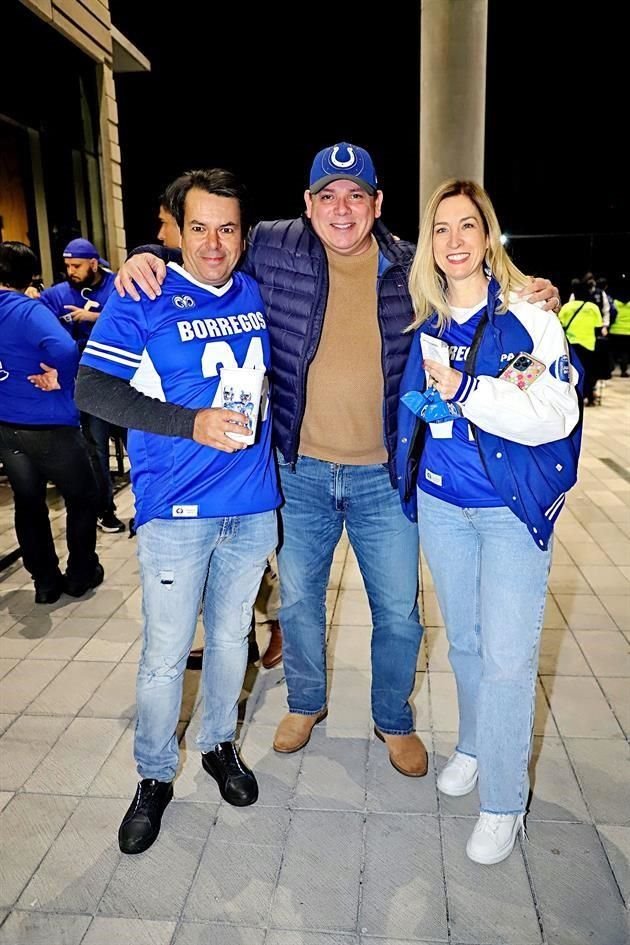 Leonardo Guajardo, Fabio Peralta y Perla Villarreal de Guajardo