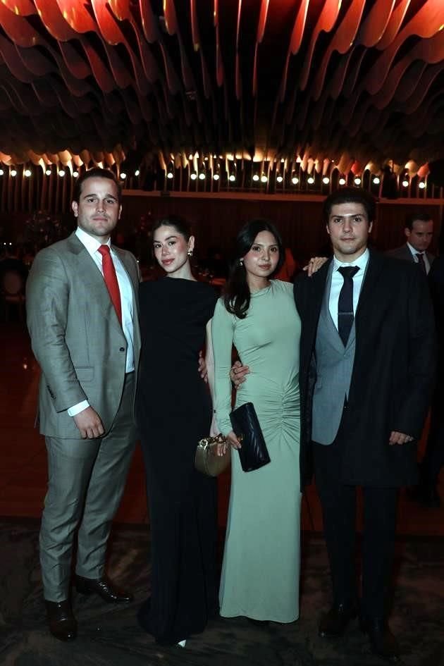 Marcelo Celada, Sofía Camacho, Valeria Prada y Marcelo Cavazos