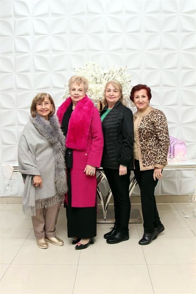 Alma Garza Treviño, María Elvia Lozano Lozano, María Eugenia Benavides Garza, Amalia Elizondo