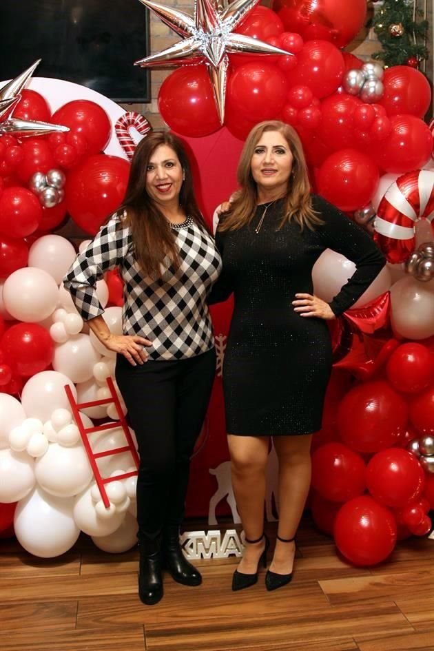 Tere Martínez de Reyes y Claudia Barrientos