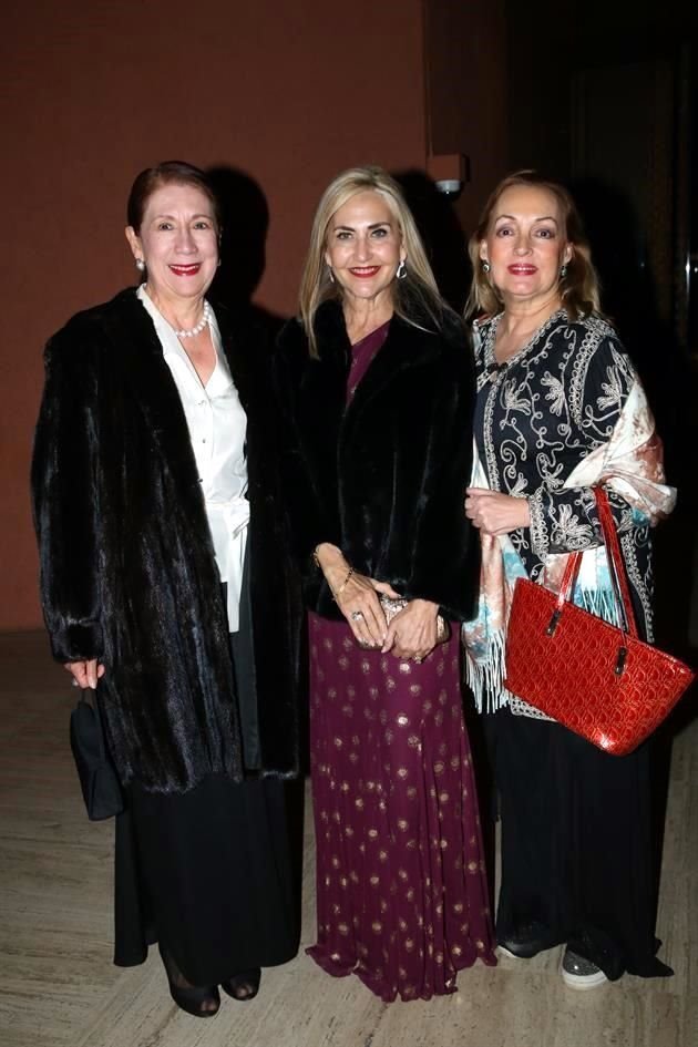 Griselda Elizalde, Mónica Buerón de Villarreal y Estela Páez