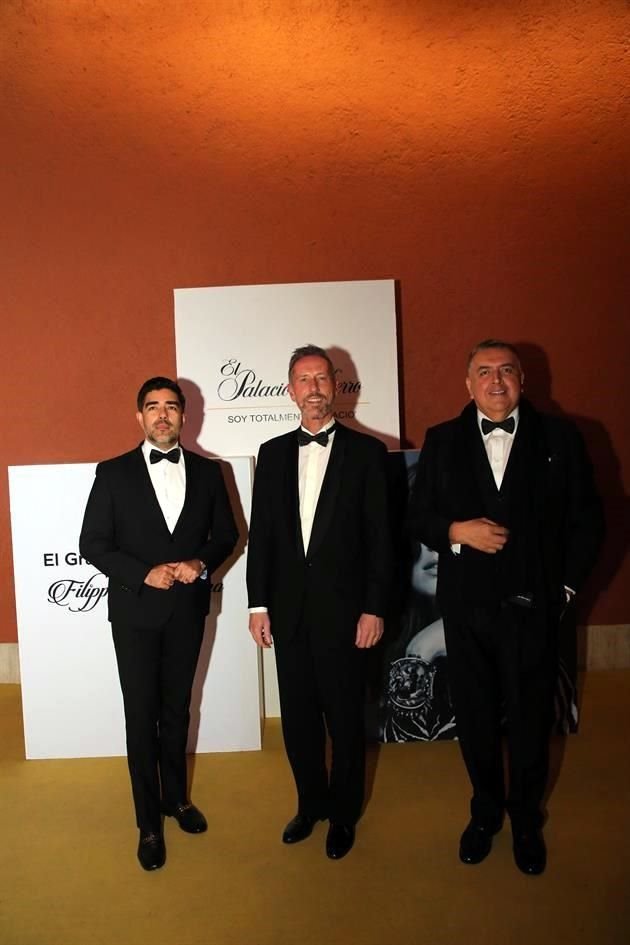 Emanuel Rodríguez, Werner Hirschi y Rodrigo Flores
