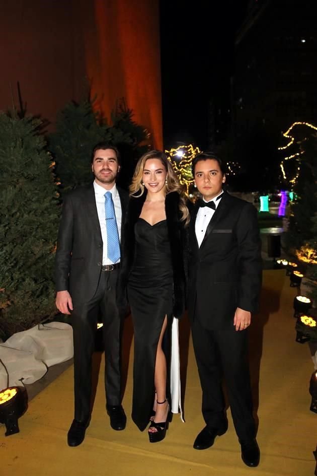 David Villarreal, Sandra Venegas y Eduardo Luna