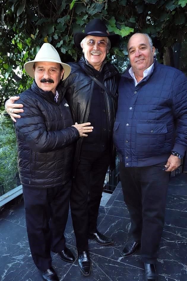 Alberto Cantú, Roberto Flores y Jesús Garza