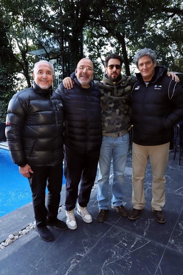 Guillermo Pérez Salinas, Marcial Herrera, Luis Felipe Herrera y Alberto Sojo
