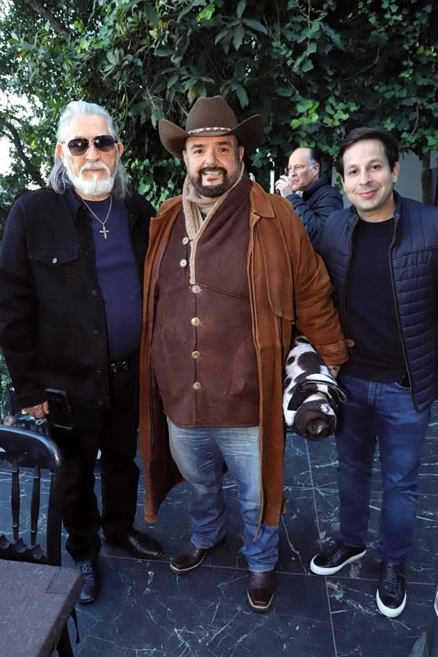 Jesús Rodríguez, Mario Monje y Fabricio Rodríguez