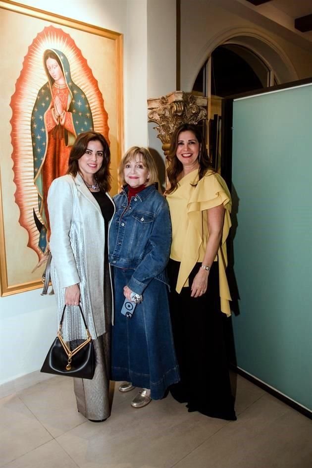 Magda Hernández de Lozano, Kathy Eldridge y Claudia Chapa