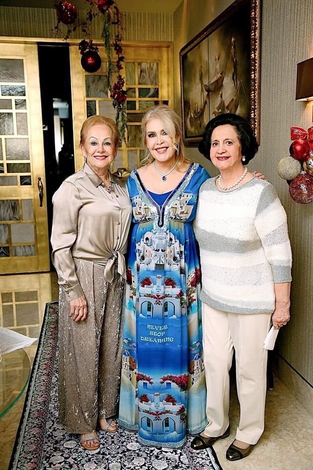 Mónica Sada, Cristina Sada Salinas y María Antonia Garza
