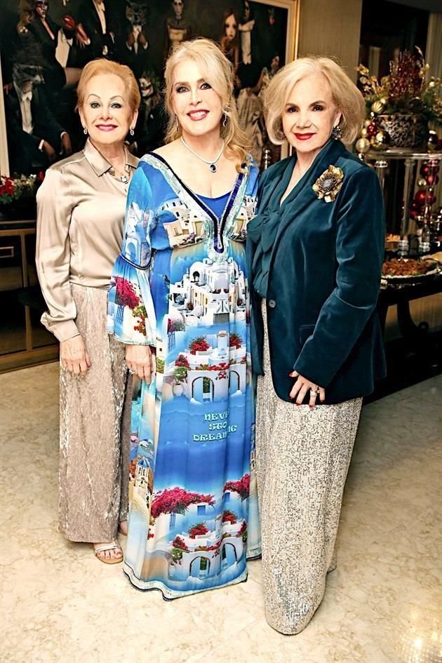 Mónica Sada de Iriondo, Cristina Sada Salinas y Sonia Garza Rapport de Santos