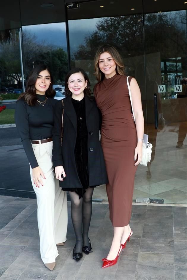 Andrea Martínez, Vanessa Ontiveros y Sofía de León